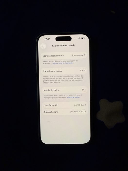 Iphone 15 galben 128gb