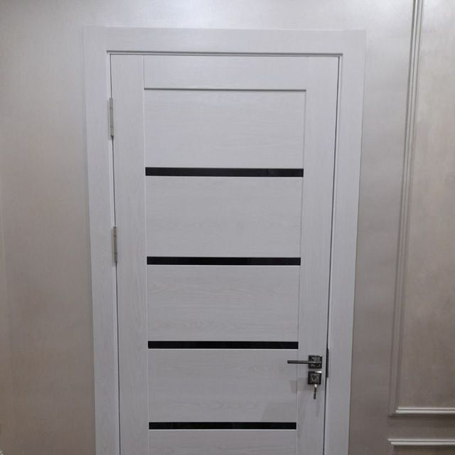 Готовые новые двери стиль хай тек с доставкой.