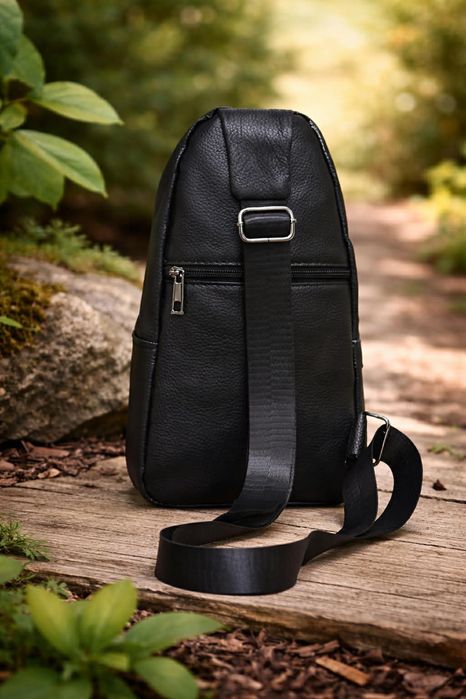 Мъжка чанта естествена кожа