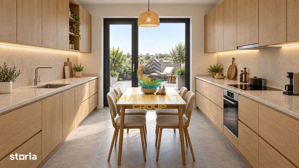 Apartament 4 camere cu terasa - Pallady