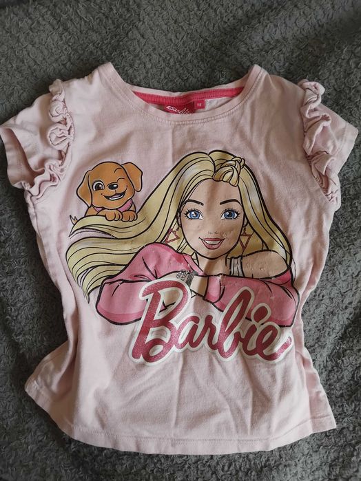 Barbie оригинална детска тениска Mattel, за ръст 116 см.