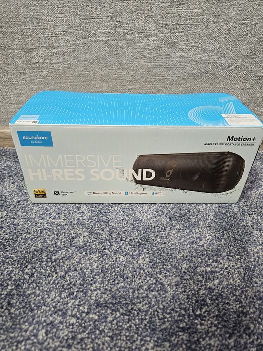 Запечатанная колонка Anker Soundcore Motion+ 30Вт,на уровне JbL Flip 6