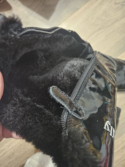 Cizme fetite piele lăcuită nr 35