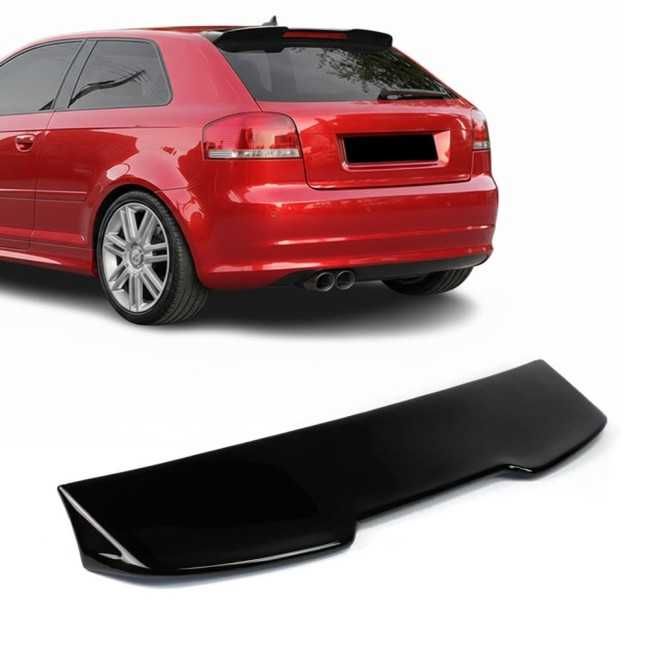 Eleron Luneta Portbagaj Spoiler RS Style AUDI A3 8P Hatchback, Negru Lucios