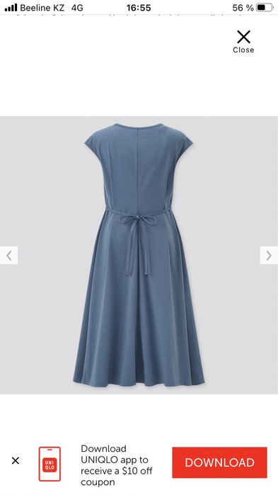 Платье-сарафан Uniqlo & Theory