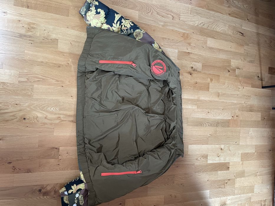 Geacă cu puf Versace!!!nouă! original reversibila!!!