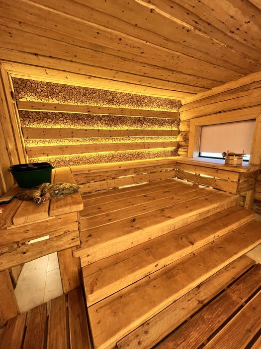 Отделка бань домов