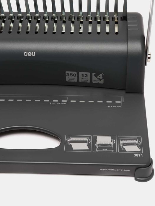 Машинка для переплета Deli 3871 A4