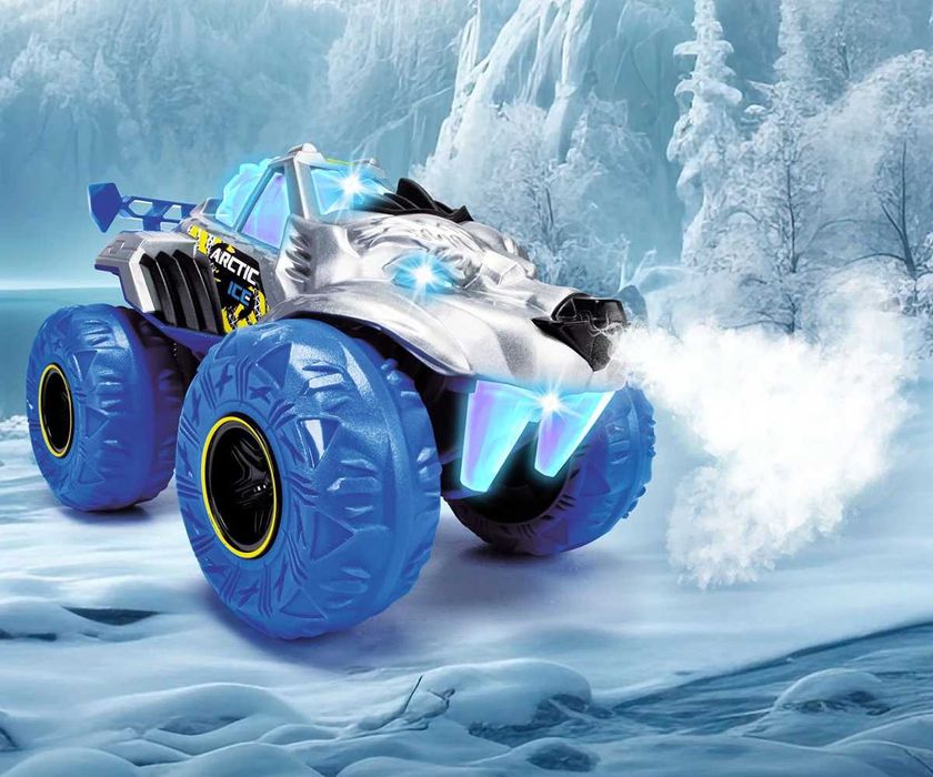 Кола с пара звук и светлини Огнено Ледено чудовище Бъги - 2 вида