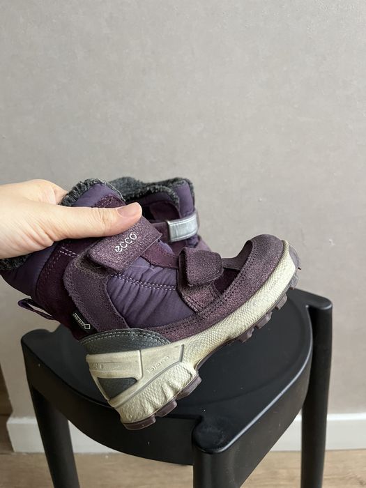 Сапоги зимние ecco 25 р, на девочку