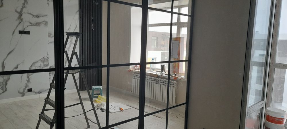 Поклейка обоев 600тг,м²