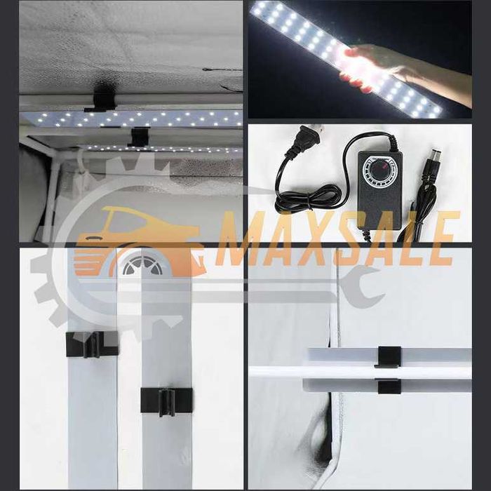 Фотобокс 100см фото кутияс с осветление, 3 фона и аксесоари