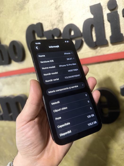 Apple iPhone SmartPhone 12 Pro Max 128G FaceID oFF Baterie 100% Testat