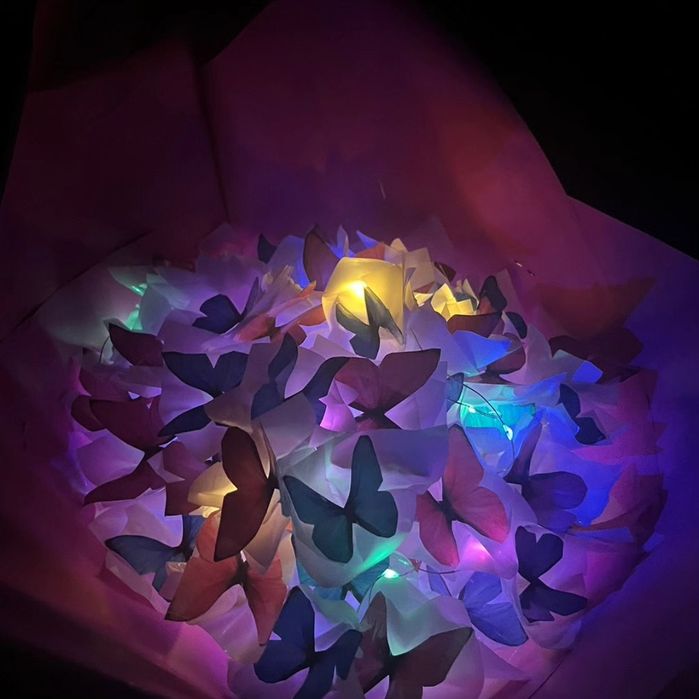 Букеты из бабочек