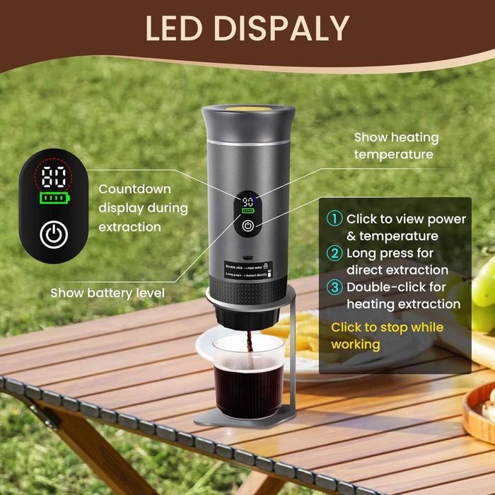 Преносим Еспресо Машина 3 в 1, Dolce Gusto, Nespresso, Мляно Кафе