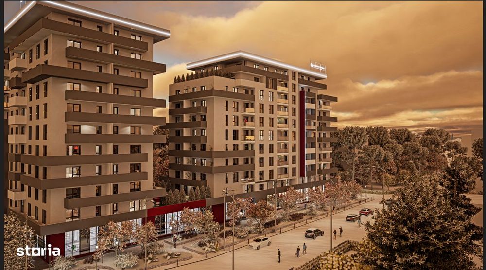 Apartament cu 2 camere, compartimentare moderna, Confort Urban