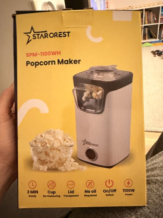 Aparat pop corn fara ulei Starcrest NOU!