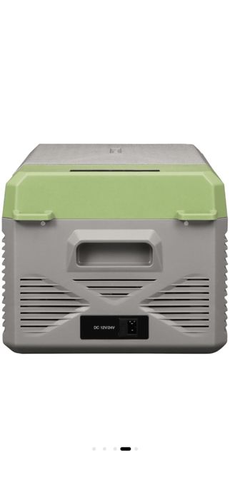 Lada frigorifica electrica Steamy-E, compresor, 12/24V, 110-240V, 16 litri, gri/verde