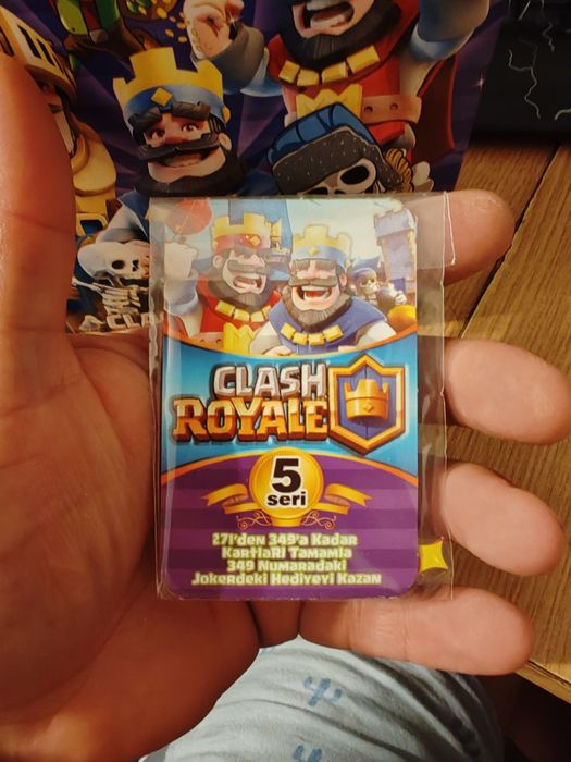 Cartonase Clash Royale seria 3 Gold seria 4 5