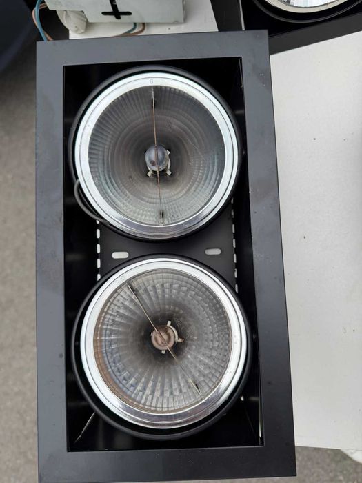 Осветителни тела за таванен монтаж - цвят черно - за металхалогени или лед луни