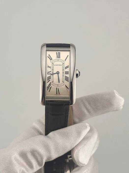 Швейцарские Наручные Часы - Cartier Tank Américaine 45/25мм (ОРИГИНАЛ)