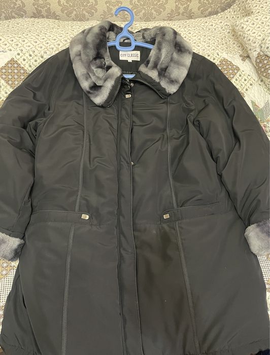 Куртка пуховик размер 58