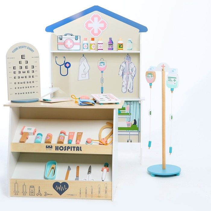 Деревянный Детский набор доктора создан для сюжетной игры