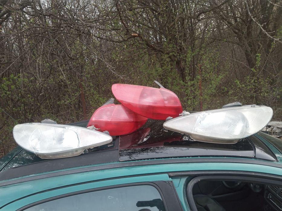 Фарове, стопове, огледала Пежо 206