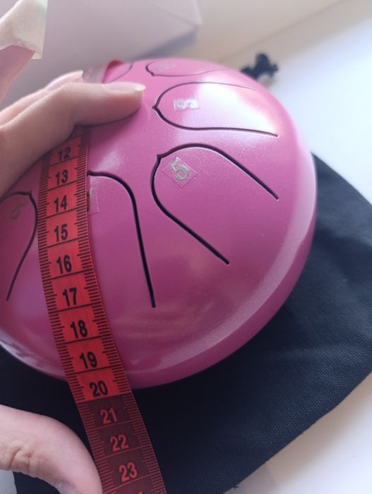 Новогодняя скидка!Ручной барабан глюкофон,hand pan , жёлтый и розовый