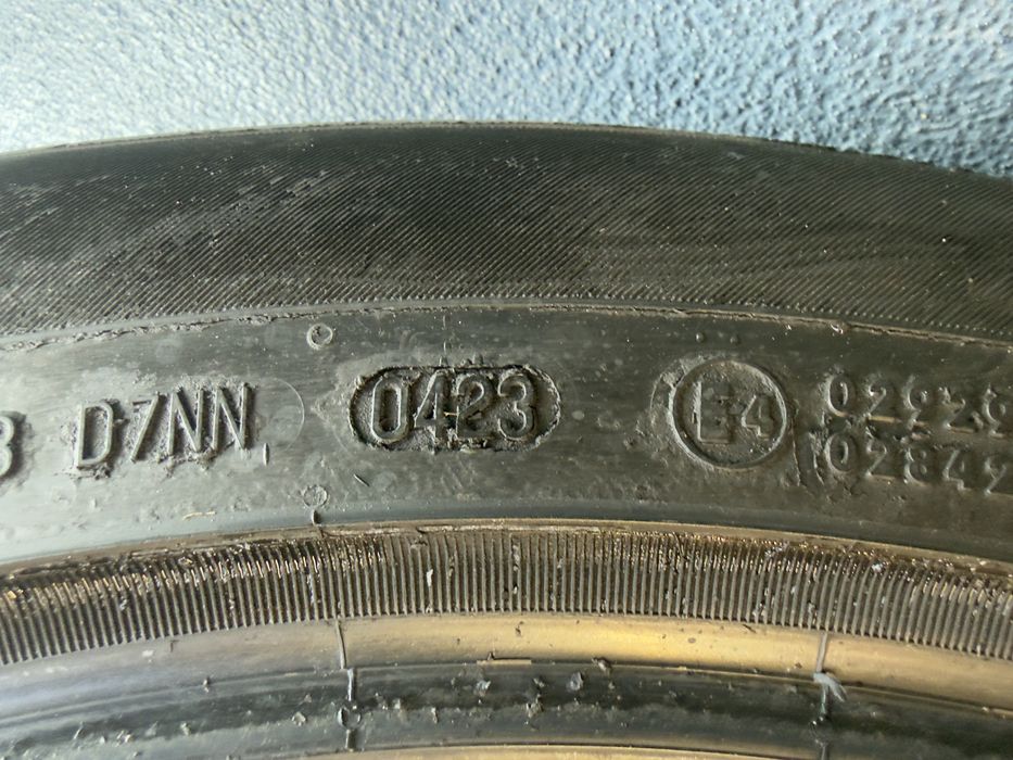 Vând 4 anvelope Continental vară, DOT 04/2023.