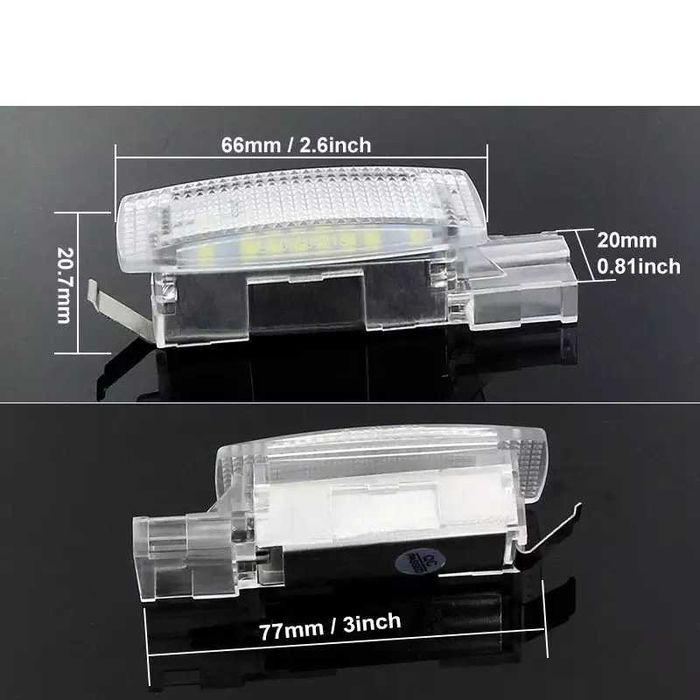 Lampi LED Parasolar Golf 5/6, Passat CC/B5/B6/B7, Tiguan, Scirocco, Touran - Fara Eroare