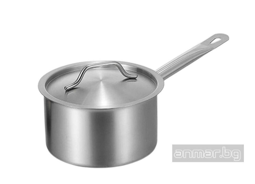 Касероли с капак, стомана 18/10, различни размери