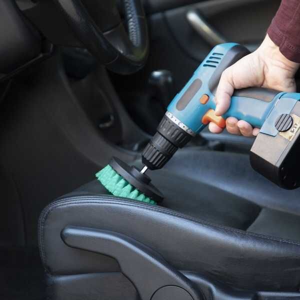 Set 3 perii pentru curatare cu adaptor pentru bormasina NOU & SIGILAT