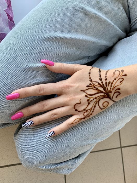 Мехенди, роспись хной