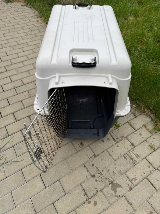 Titlu: Cușcă transport câini XL rigidă, 90x60x68 cm, talie mare