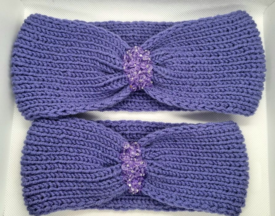 Дамска и детска плетена лента със стъклени кристали