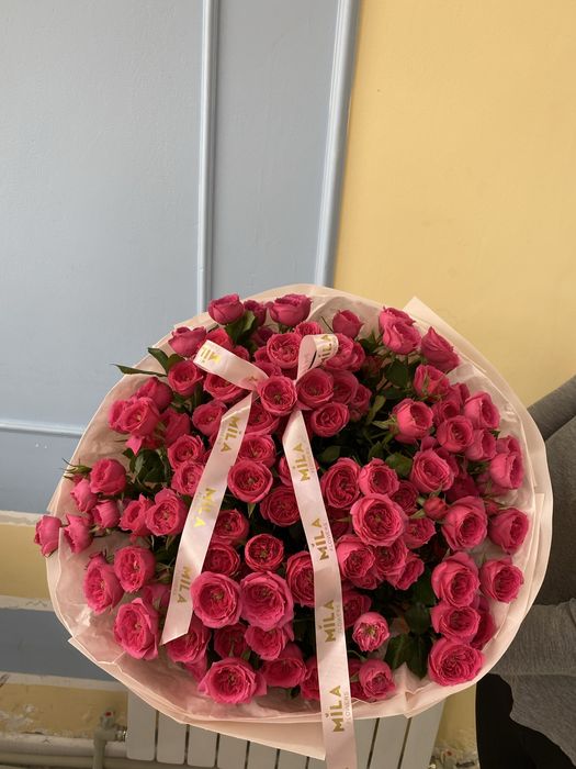 Спрей роза объемный букет