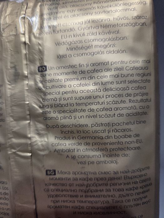 Cafea boabe import Germania