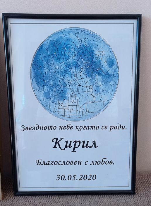 Звездни карти с рамка