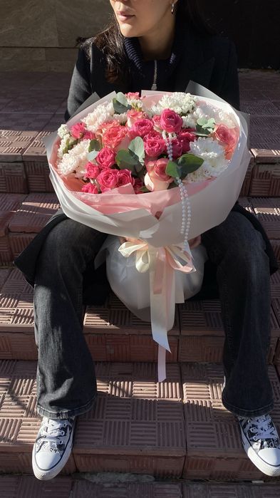 Цветочки свежие с витрины