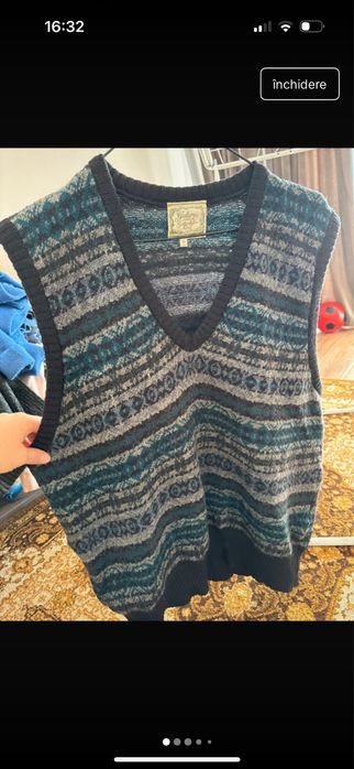 Vesta de lana naturala