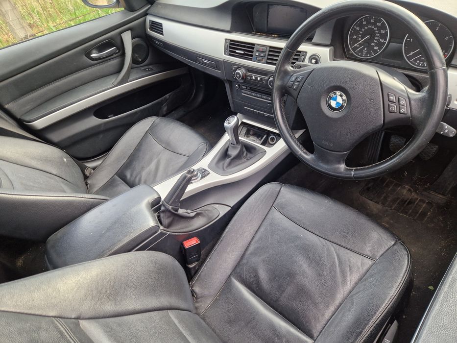 Dezmembrez bmw seria 3 318d 320d n47 facelift lci motor kit injecție cutie dpf jante r17 interior piele punte grup cardan triple led capota bara piese