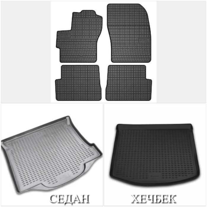 Гумени стелки или багажник MAZDA 3 Мазда 3 от 2003 до 2009г.