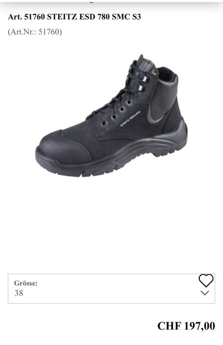 Мъжки работни обувки STEITZ SECURA .Номер 46