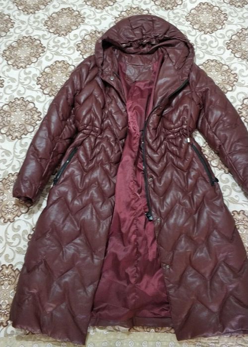 Продам кожаный плащ