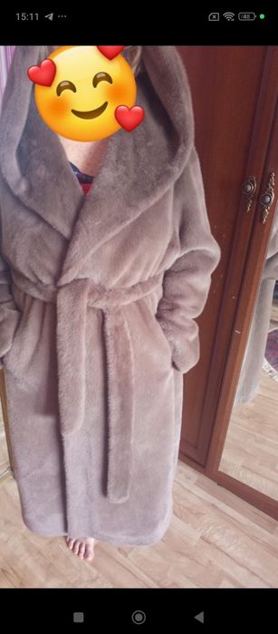 ЭКО шубка размер 52-54-56