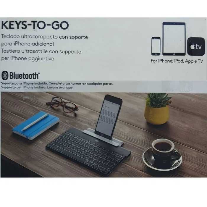 Logitech KEYS-TO-GO tastatura bluetooth iPhone iPad Apple TV laptop