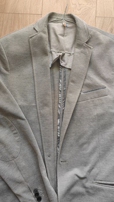 Лятно сиво мъжко сако / блейзър Zara