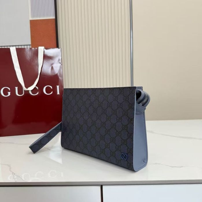 Чанта Gucci Grey Trim Pouch