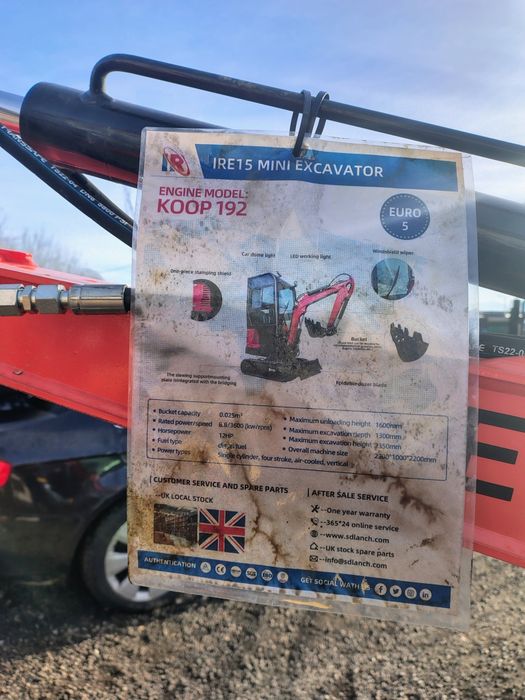 Mini Excavator NOU  IRE15